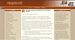 Desktop Screenshot of hazepitesinfo.com